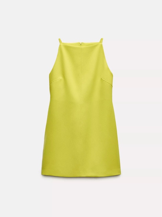 Zara Dresses & Skirts - New Dress for summer mini apple green yellow color Zara size S